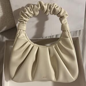 JW PEI Gabbi Ruched Hobo Handbag (Ivory) - Like New